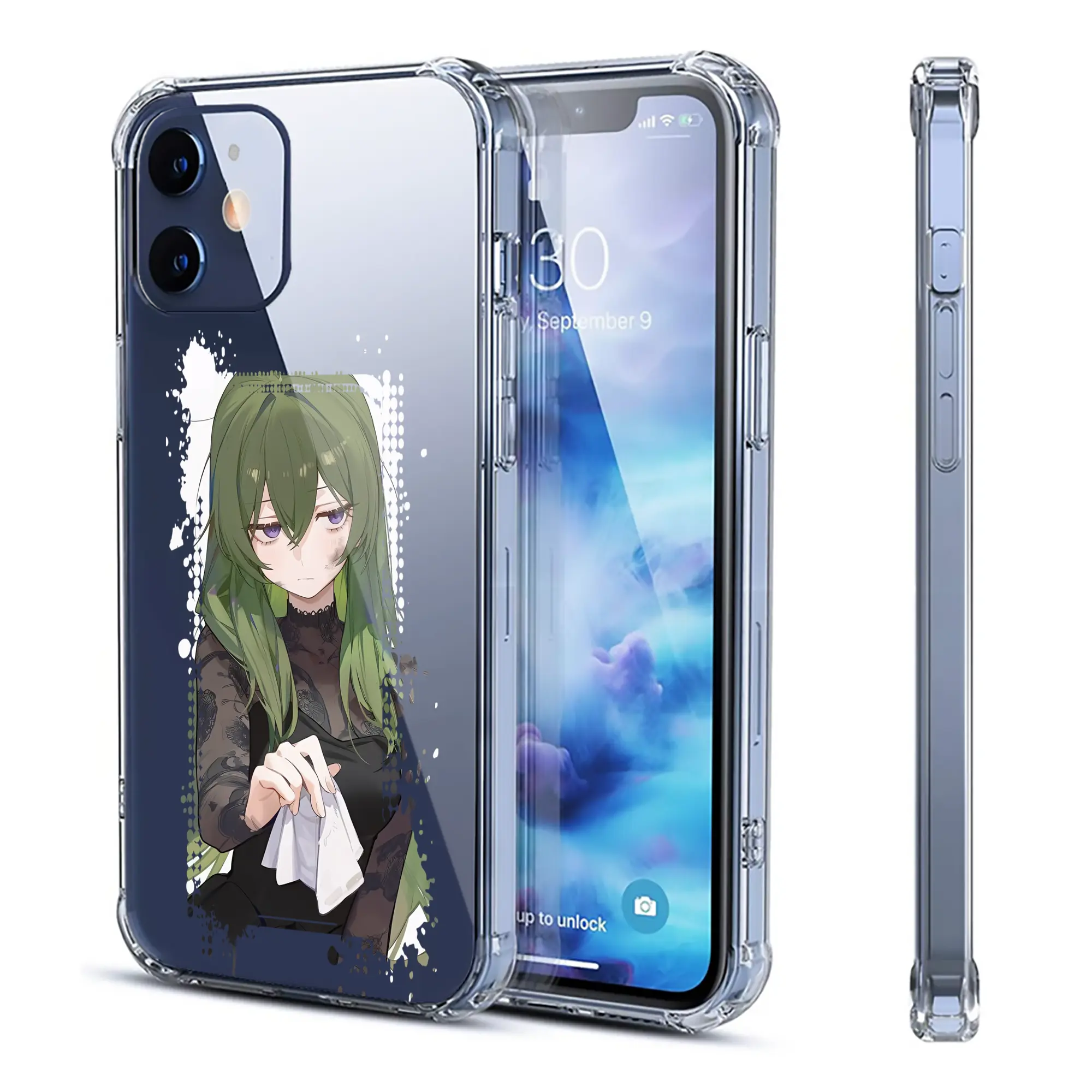 葬送のフリーレン（Frieren） グッズ,ユーベル（Übel） - IPhone 12シリーズ対応 ・ 透明スマホケース ・ クリアソフトケース ・ TPU素材 ・ 耐衝撃 ・ 高密着 ・ 防汚 防指紋 ・ 簡単着脱